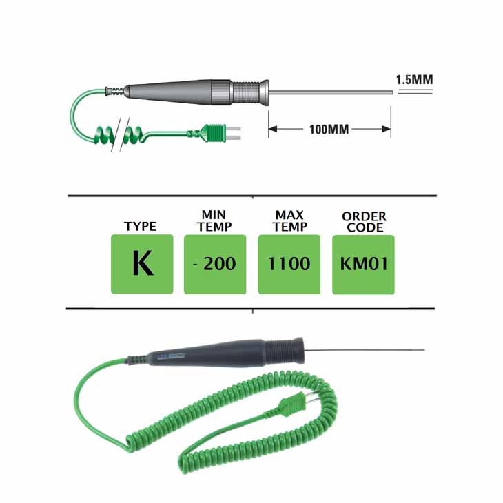 KM01 - K Type General Purpose (MI) Probe