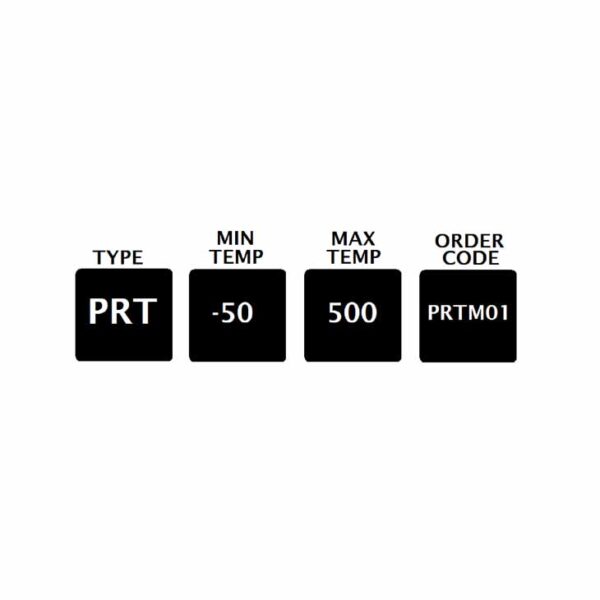 TME_PRTM01_PT100_Immersion_Temperature_Probe_Range