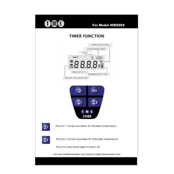 MM2008 Integral Timer Function Instructions