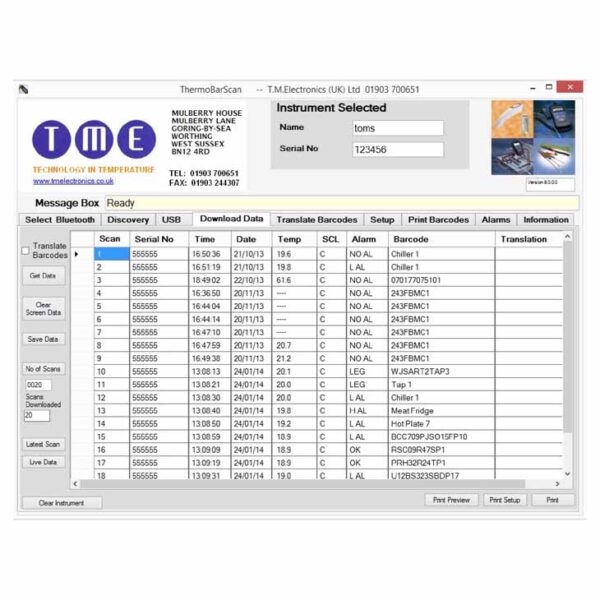 TME-MM7005-2D-Barcode-Scan-Thermometer-with-USB-Software-Screenshot