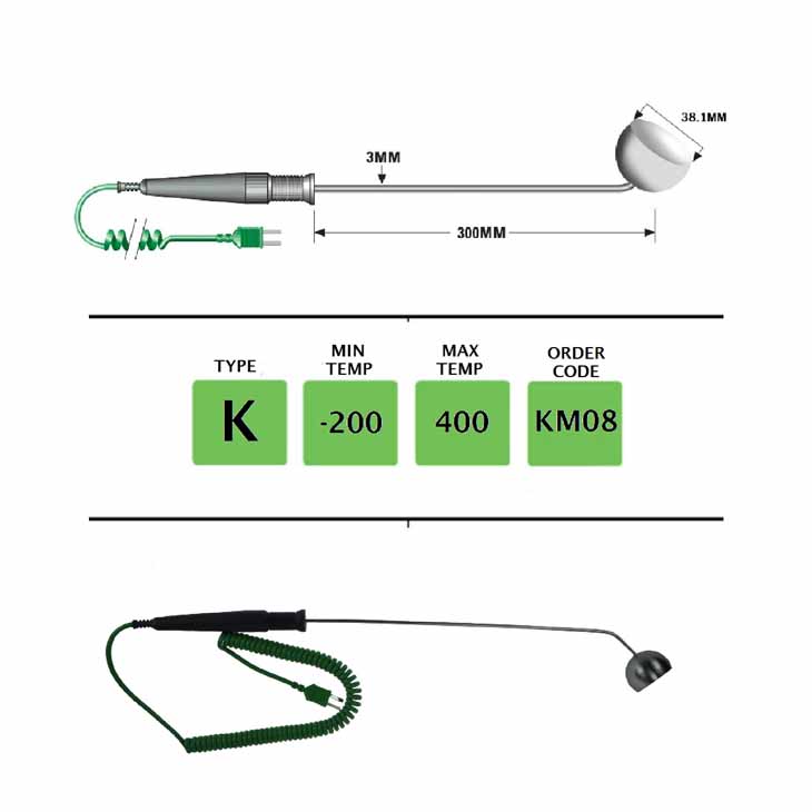 KM08 - K Type Shower Legionella Probe