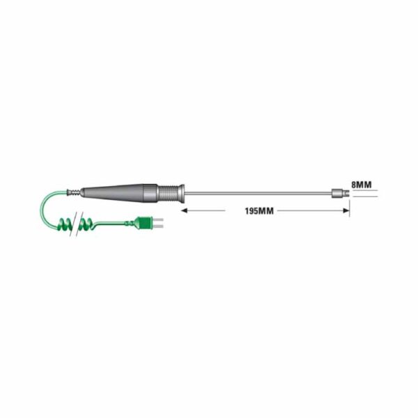 TME-KS11-Fast-Response-High-Temperature-Probe-Drawing