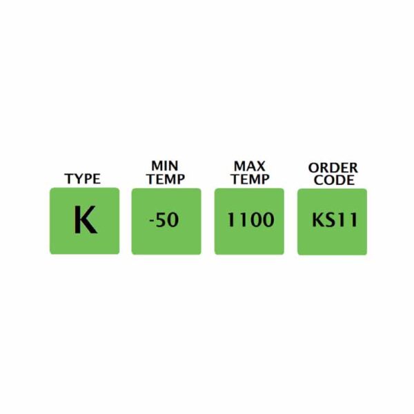 TME-KS11-Fast-Response-High-Temperature-Probe-Range