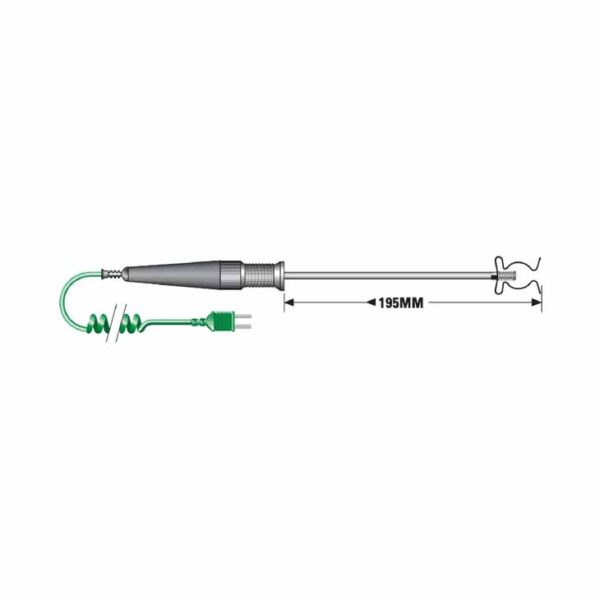 TME-KS15-Pipe-Clamp-Temperature-Probe-Drawing