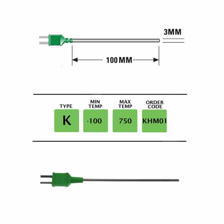 KHM01- K Type Plug Mounted Immersion Probe