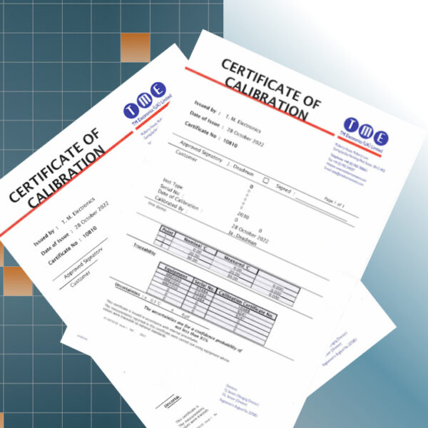 Calibration Certificates
